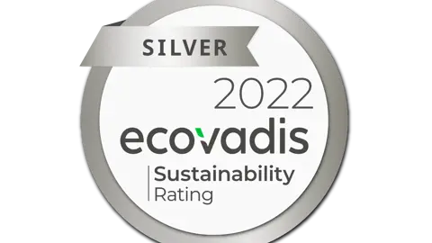 Circular award showing 2022 ecovadis silver award